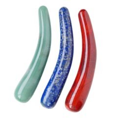 6 Types of Slightly Curved Crystal Massage Stick Wholesale - 2