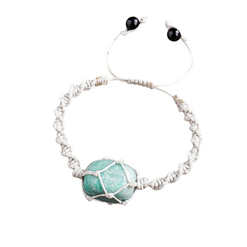 Amazonite Tumbled Stone Bracelet 1.18 in Wholesale