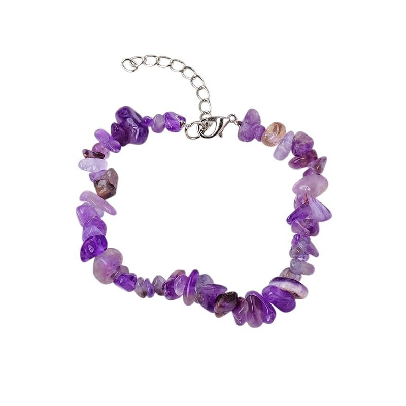 Amethyst Chip Bracelet 0.20 in