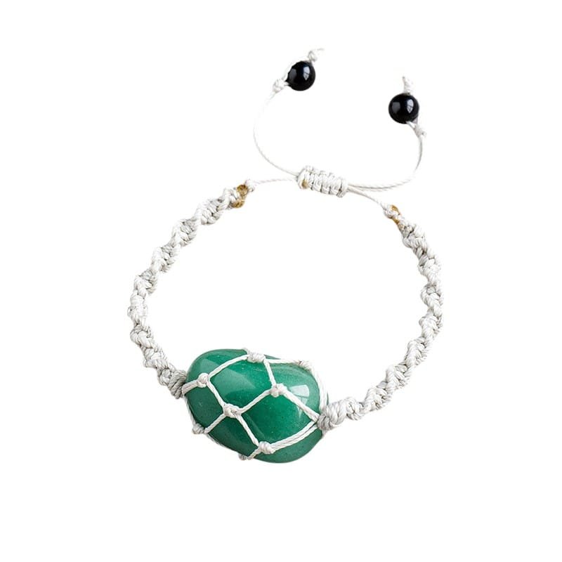 Aventurine Tumbled Stone Bracelet 1.18 in Wholesale