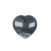 10pcs Black Agate Crystal Heart Wholesale 135070003