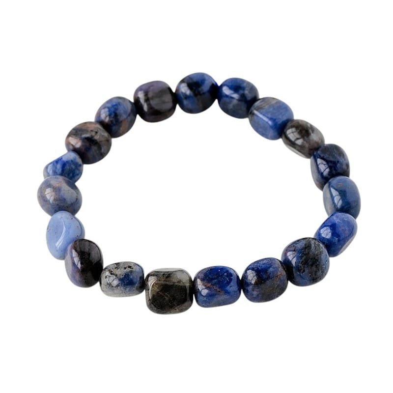 Sodalite Chip Bracelet 0.39 in Blue 0.24 lb 1