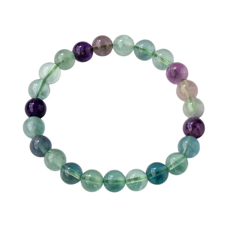 Fluorite Bead Bracelet 0.30 in