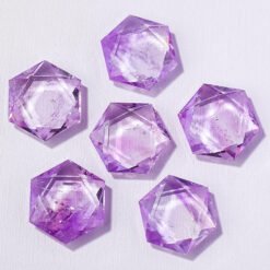 10pcs Purple Amethyst Crystal Hexagram Wholesale 137100000-2