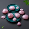 10pcs Rose Quartz Crystal Heart Wholesale 135057000-3