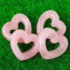 10pcs Rose Quartz Crystal Heart Wholesale 135109000-2