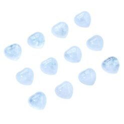 10pcs White Quartz Crystal Heart Wholesale 135080004