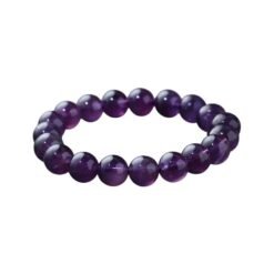 2 Sizes of Amethyst Crystal Beads Bracelet Wholesale 110030000