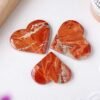 2 Sizes of Red Jasper Crystal Heart Wholesale 135062000-1