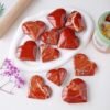 2 Sizes of Red Jasper Crystal Heart Wholesale 135062000-2