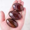 2 Sizes of Red Tigers Eye Crystal Palm Stone Wholesale 121036000-1