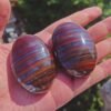 2 Sizes of Red Tigers Eye Crystal Palm Stone Wholesale 121036000-2