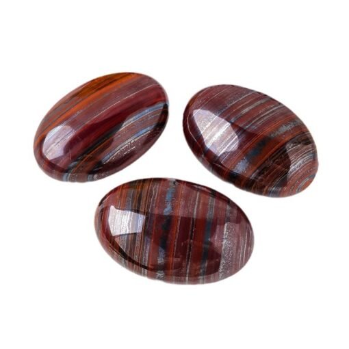 2 Sizes of Red Tigers Eye Crystal Palm Stone Wholesale 121036000