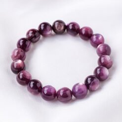 3 Sizes of Purple Mica Crystal Beads Bracelet Wholesale 110061000