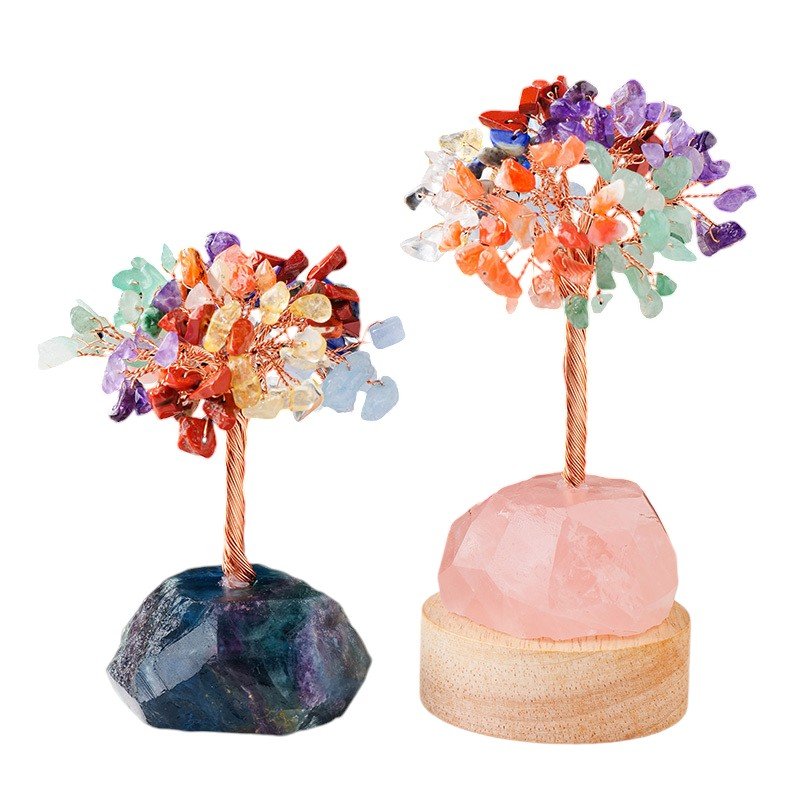 3 Type of Colorful Crystal Chips Tree Wholesale 130051000-2