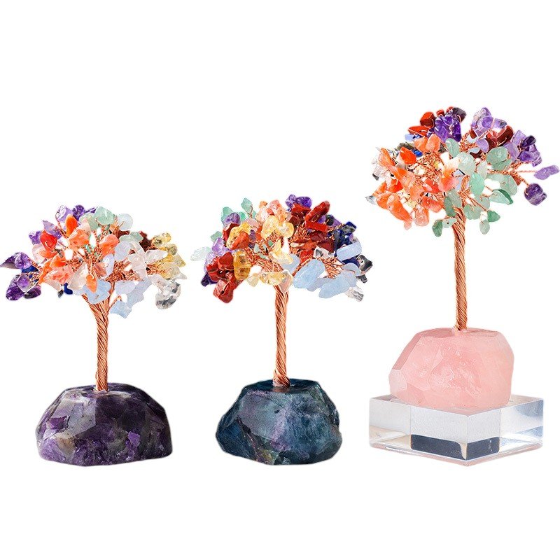 3 Type of Colorful Crystal Chips Tree Wholesale 130051000