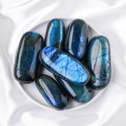 4 Sizes of Blue Labradorite Crystal Palm Stone Wholesale 121039000-1