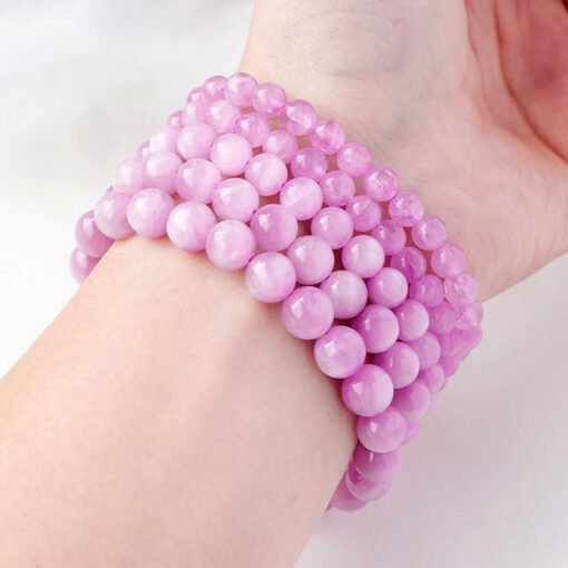 4 Sizes of Kunzite Crystal Beads Bracelet Wholesale 110073000-1