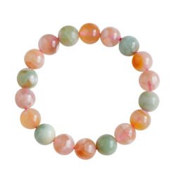 5 Sizes of Green Sakura Agate Crystal Beads Bracelet Wholesale 110069000