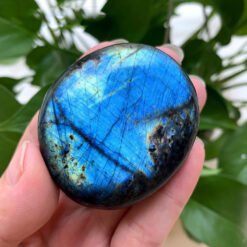 5 Sizes of Labradorite Crystal Palm Stone Wholesale 121004000-1