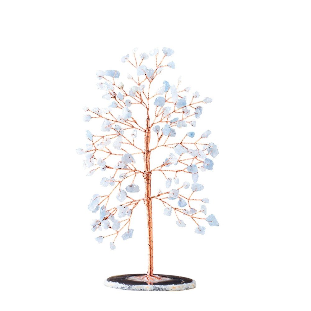 Aquamarine Chip Tree 6.50 in Bulk