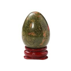 5pcs Green Tree Agate Crystal Egg Wholesale 127012001