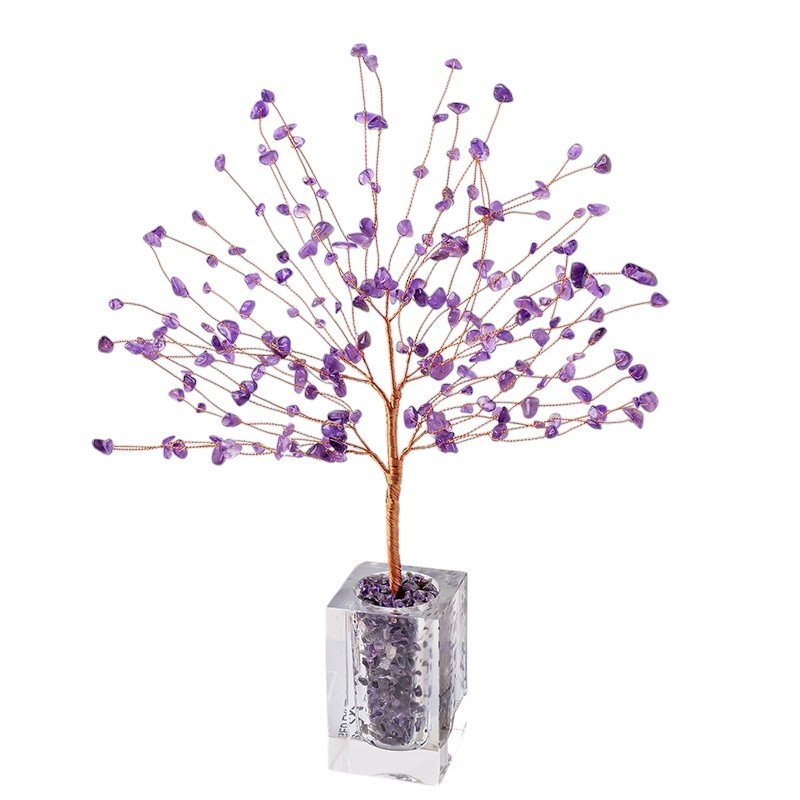 Amethyst Chip Tree 12.20 in Wholesale