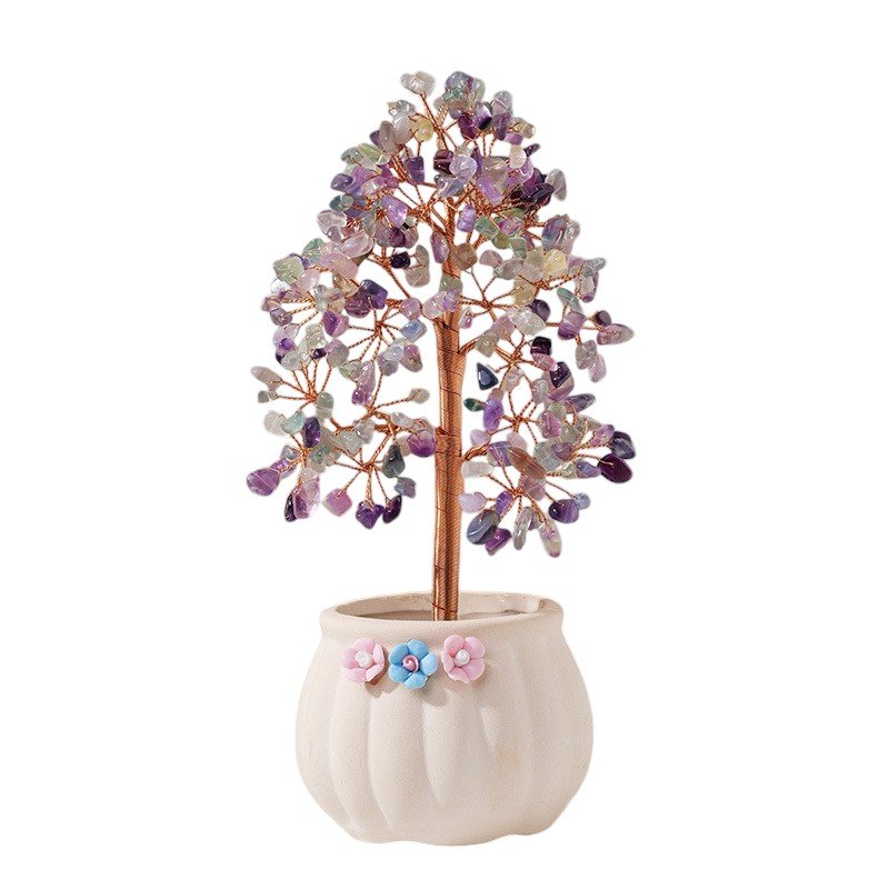 Fluorite Chip Tree 7.90 in Wholesale