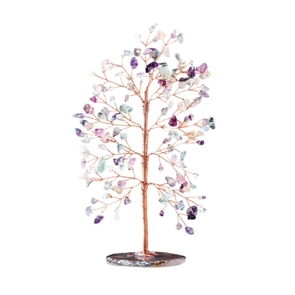 Fluorite Chip Tree 6.50 in
