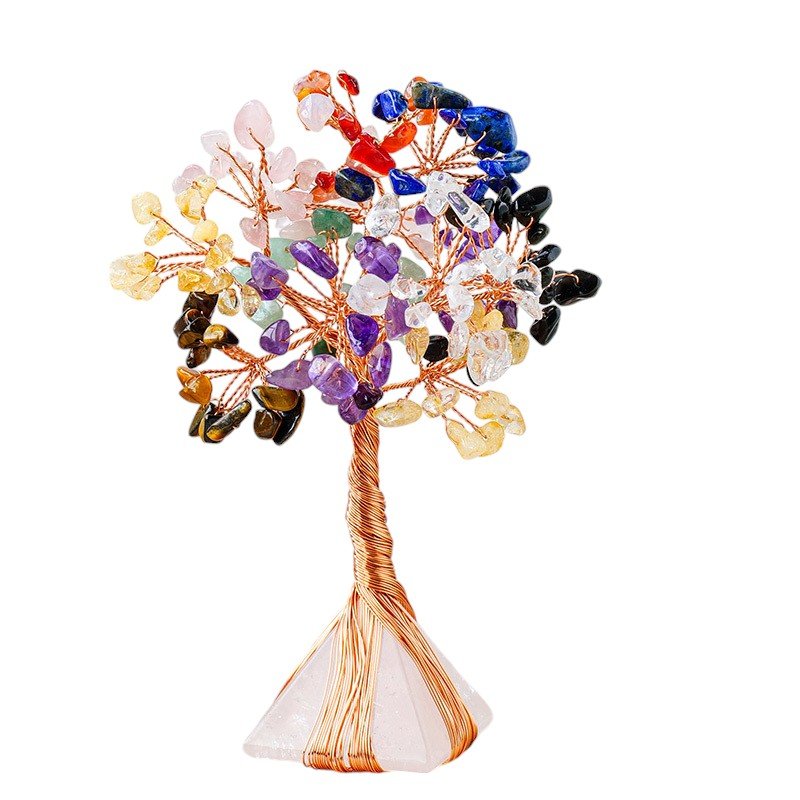 Clear Quartz Chip Tree 5.10 in
