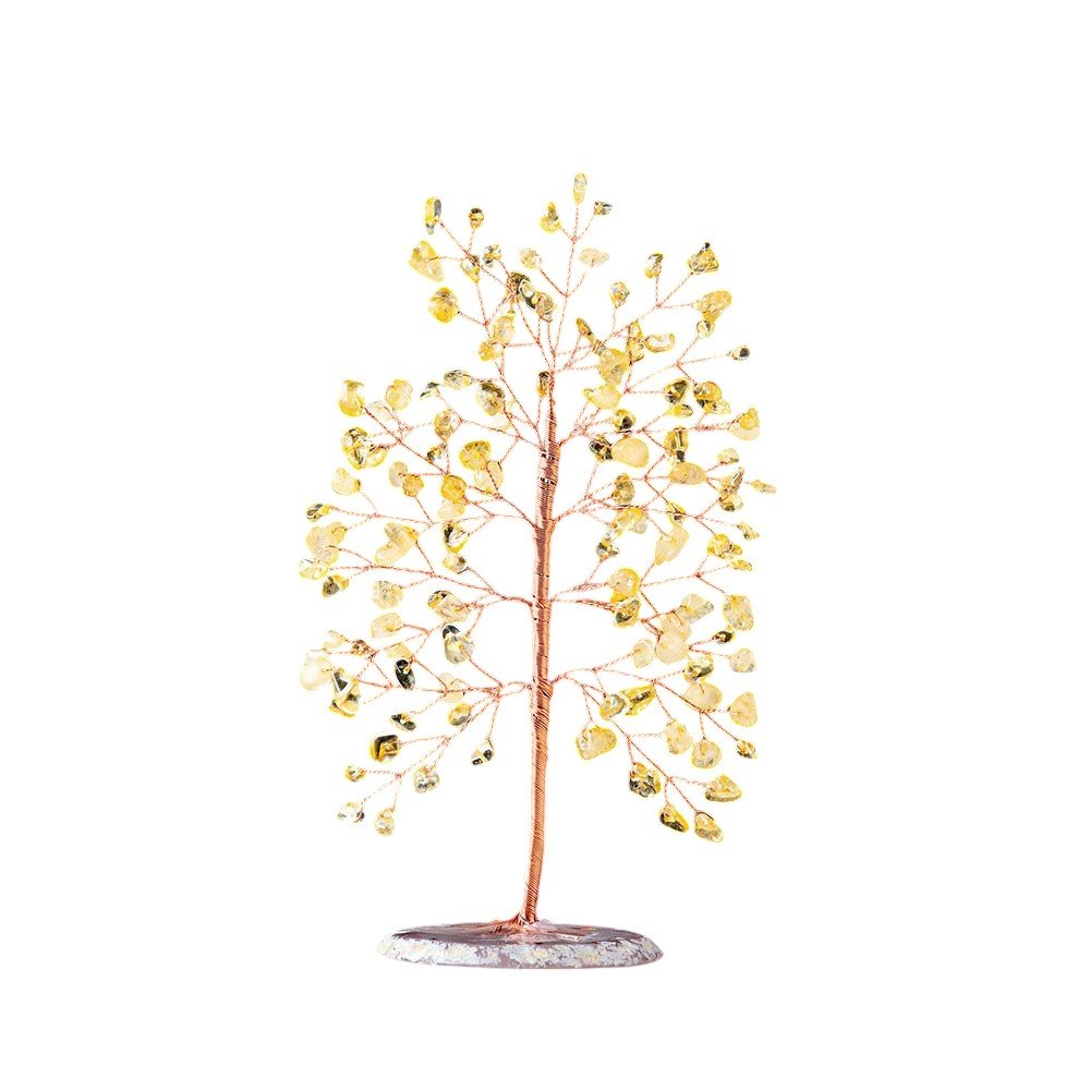 Citrine Chip Tree 6.50 in Yellow 6.50 in 1