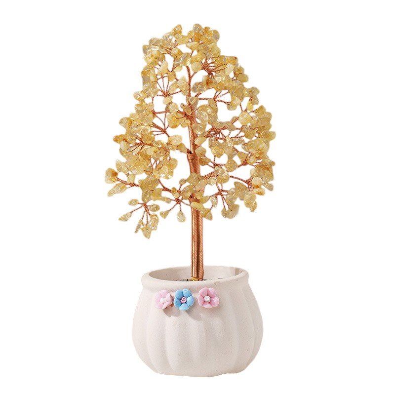 Citrine Chip Tree 7.90 in Wholesale