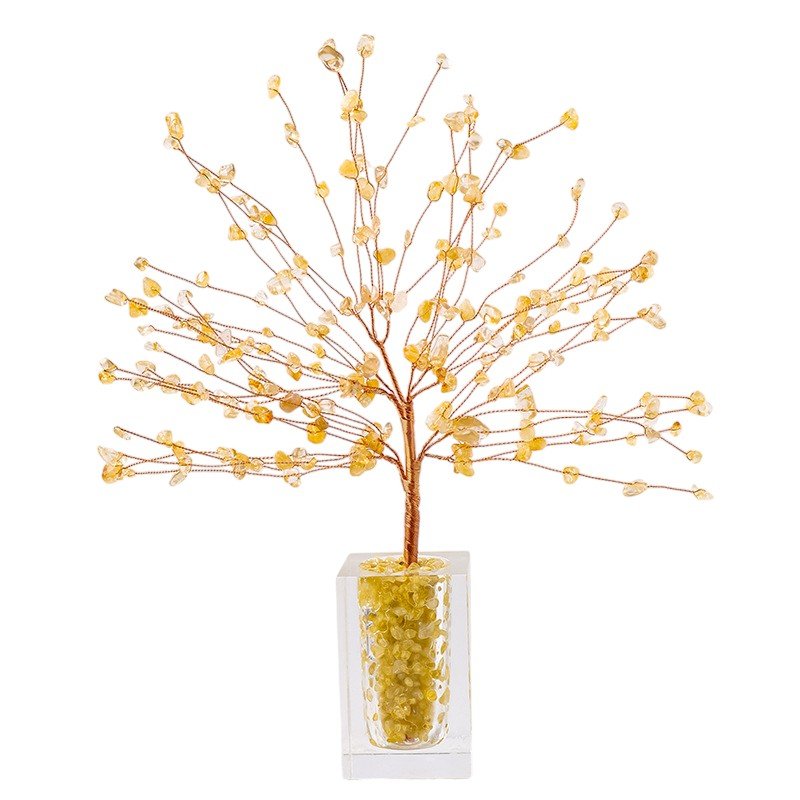 Citrine Chip Tree 12.20 in Wholesale