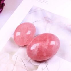 8 Sizes of Rose Quartz Tumbled Stone Wholesale 107064000