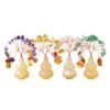 8 Types of Crystal Tree with Yellow Jade Base Wholesale 1 130024000