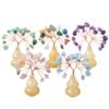 8 Types of Crystal Tree with Yellow Jade Base Wholesale 2 130024000