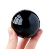 16 Sizes of Black Obsidian Crystal Sphere Balls with Base Wholesale 123017000-1