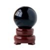 16 Sizes of Black Obsidian Crystal Sphere Balls with Base Wholesale 123017000