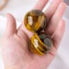 16 Sizes of Yellow Tigers Eye Crystal Sphere Balls Wholesale 123042000-1