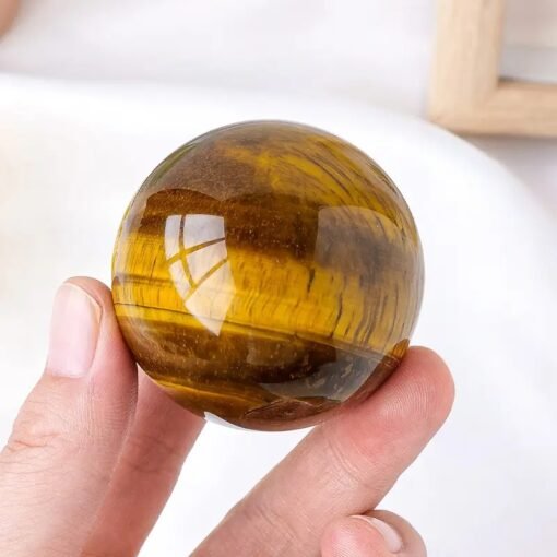 16 Sizes of Yellow Tigers Eye Crystal Sphere Balls Wholesale 123042000