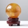 19 Sizes of Yellow Jade Crystal Sphere Balls Wholesale 123085000