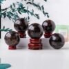 2 Sizes of Black Garnet Crystal Sphere Balls Wholesale 123112000-3