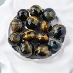 2 Sizes of Blue Tigers Eye Crystal Sphere Balls Wholesale 123140000