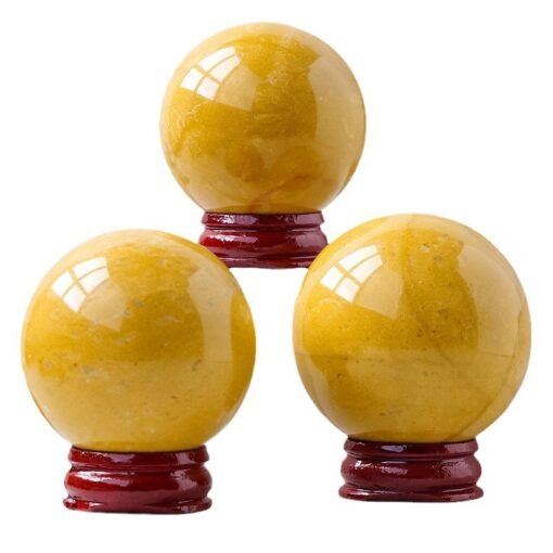 2 Sizes of Yellow Aventurine Crystal Sphere Balls Wholesale 123066000-2