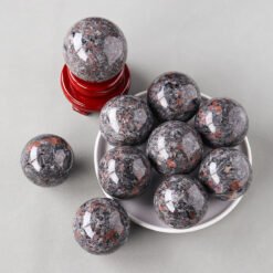 20 Sizes of Gray Agate Crystal Sphere Balls Wholesale 123056000 - 1