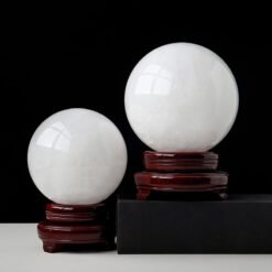 20 Sizes of White Jade Crystal Sphere Balls Wholesale 123055000-1