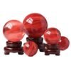 22 Sizes of Red Goldstone Crystal Sphere Balls with Base Wholesale 123023000-2