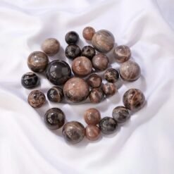 3 Sizes of Black Sunstone Crystal Sphere Balls Wholesale 123133000