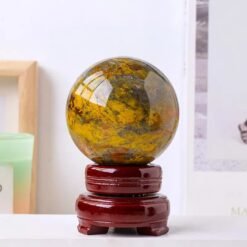 3 Sizes of Yellow Pietersite Crystal Sphere Balls Wholesale 123088000