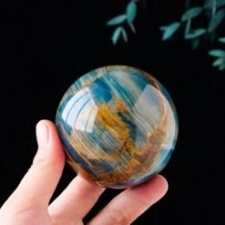 4 Sizes of Blue Azurite Crystal Sphere Balls with Base Wholesale 123090000